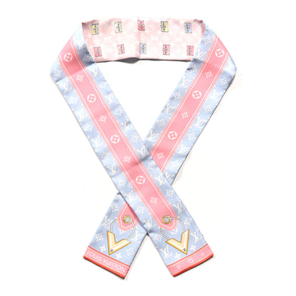 Louis Vuitton Silk Monogram Minimalle Bandeau Pink 1 of 3