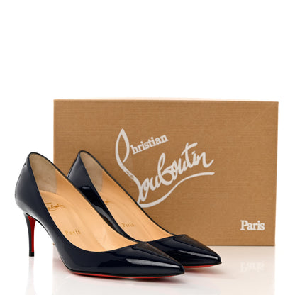 Christian Louboutin Patent Decollete 554 70 Pumps 35.5 Night 8 of 8