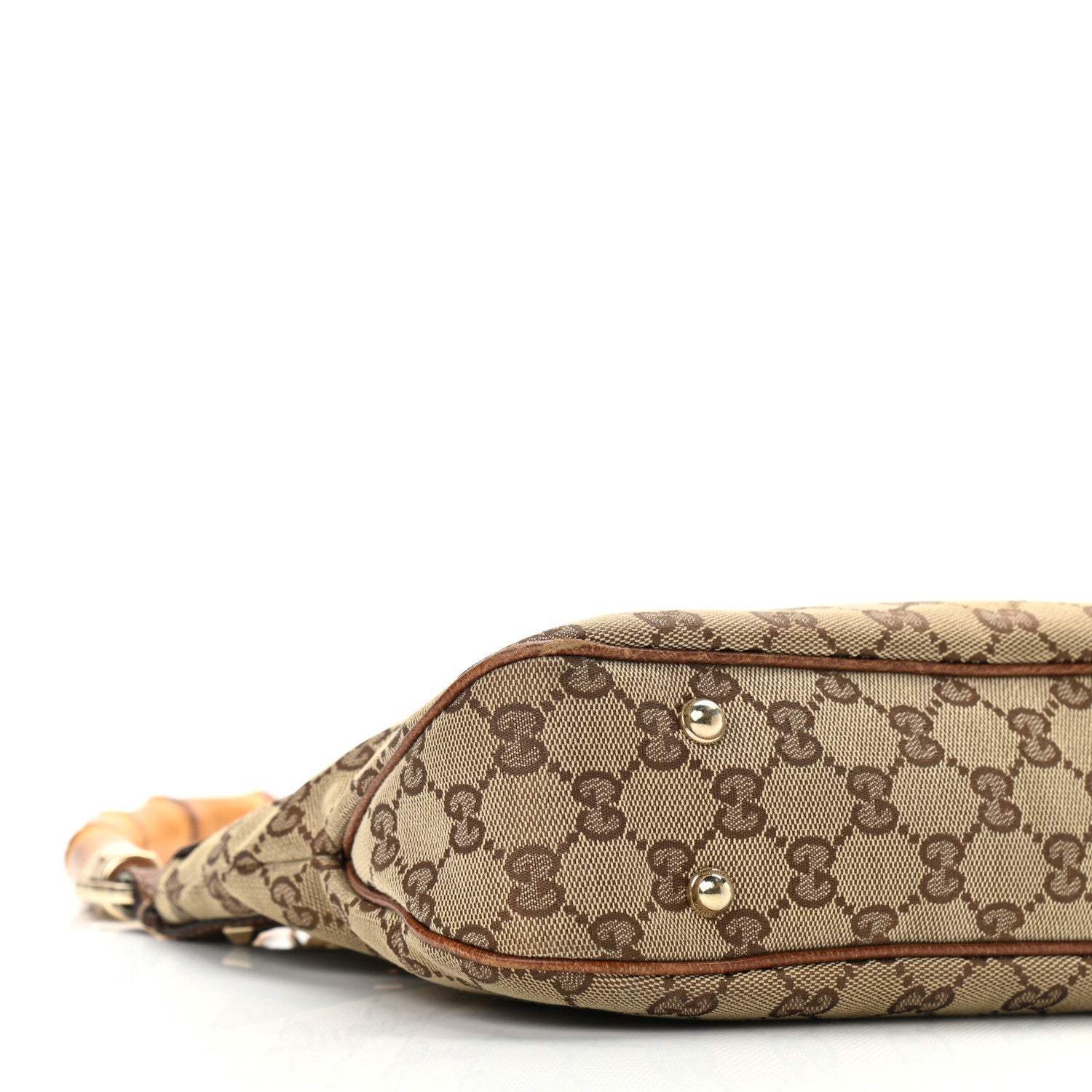 Gucci Monogram Bamboo Anita Top Handle Bag Brown 9 of 11
