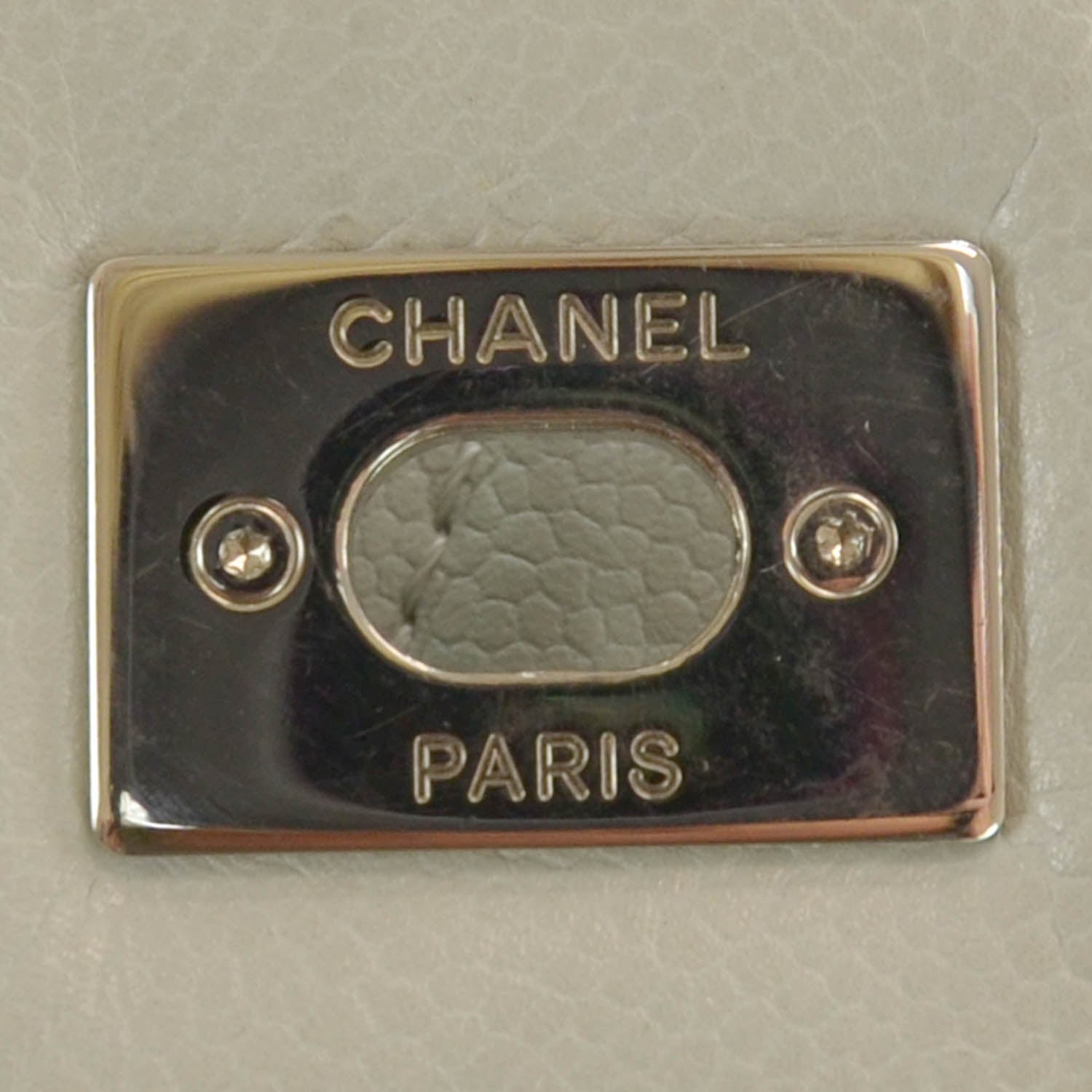 Chanel Washed Caviar Maxi Single Flap Grey 7 of 11