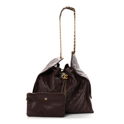 Chanel Caviar Quilted Large Chanel 25 Handbag Dark Brown 2 of 11