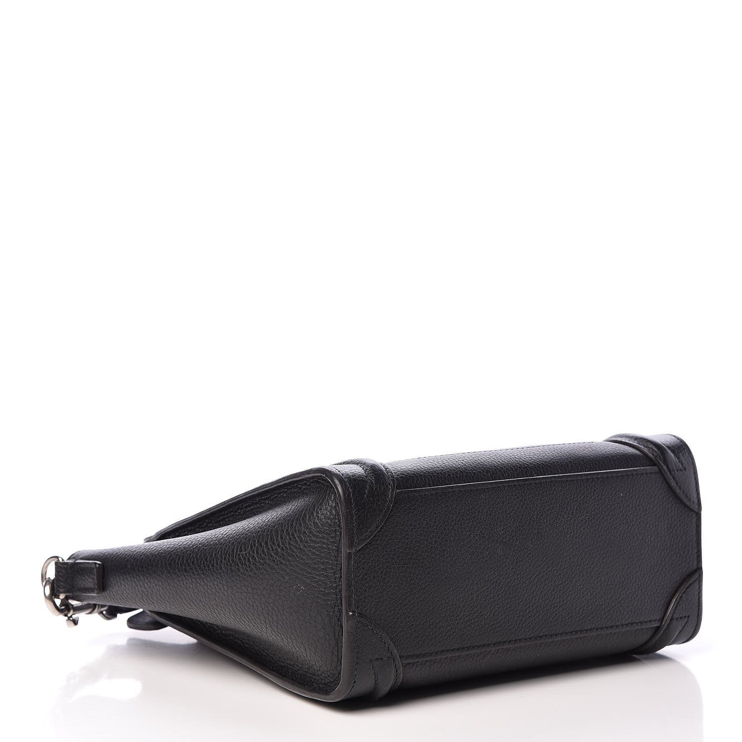 Celine Drummed Calfskin Nano Luggage Black 4 of 18