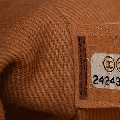 Chanel Grained Vegetal Calfskin Small Urban Shopping Tote Camel 7 of 25
