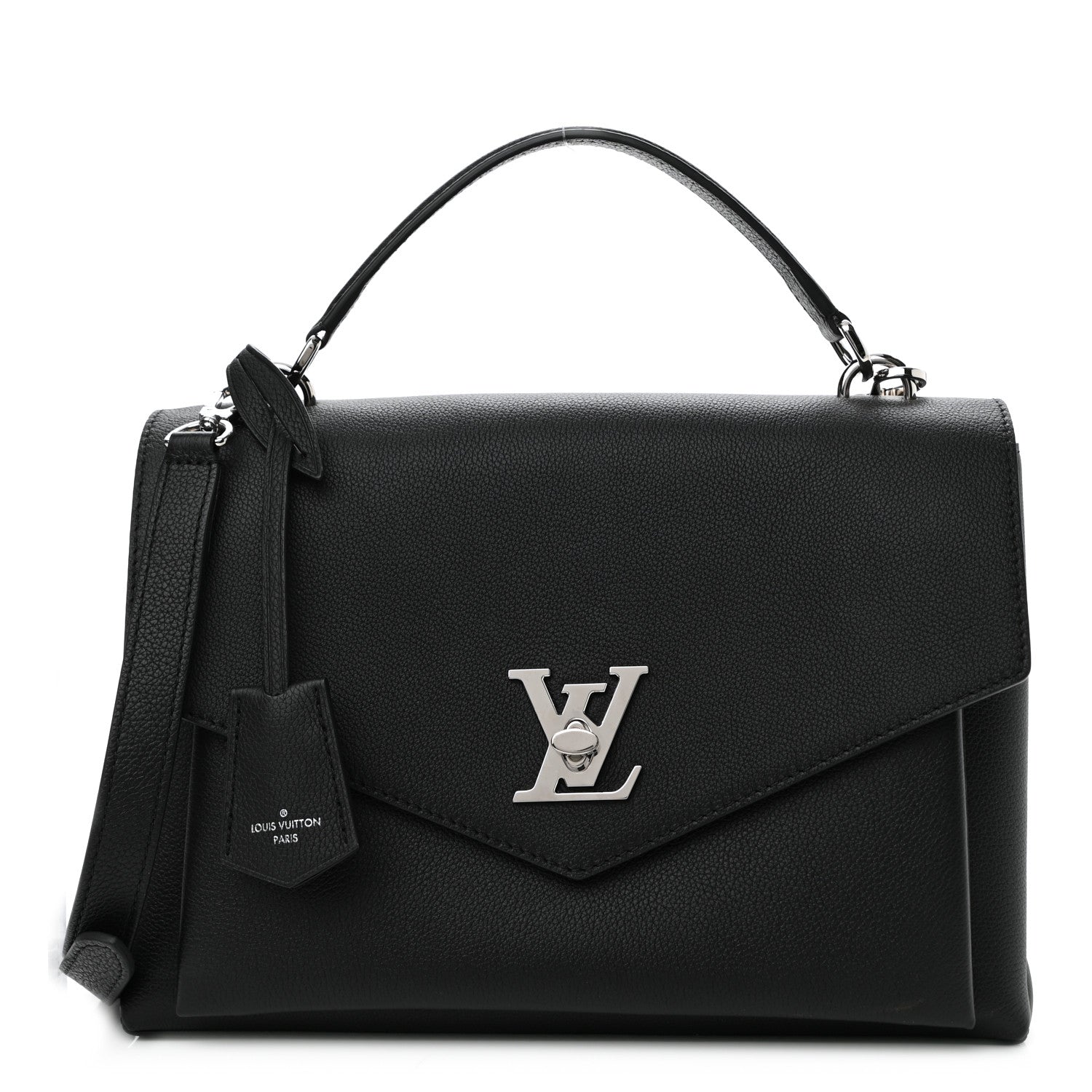 Louis Vuitton Soft Calfskin My Lockme Top Handle Black 1 of 9