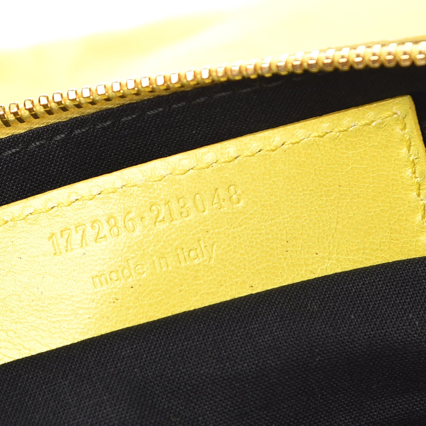 Agneau Giant 21 Rose Gold Hardware Flat Handle Clutch Jaune Fluo