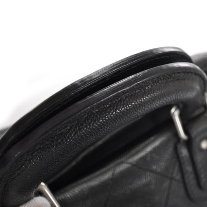 Chanel Caviar Outdoor Ligne Doctor Bag Black/Dk Grn tint 7 of 13