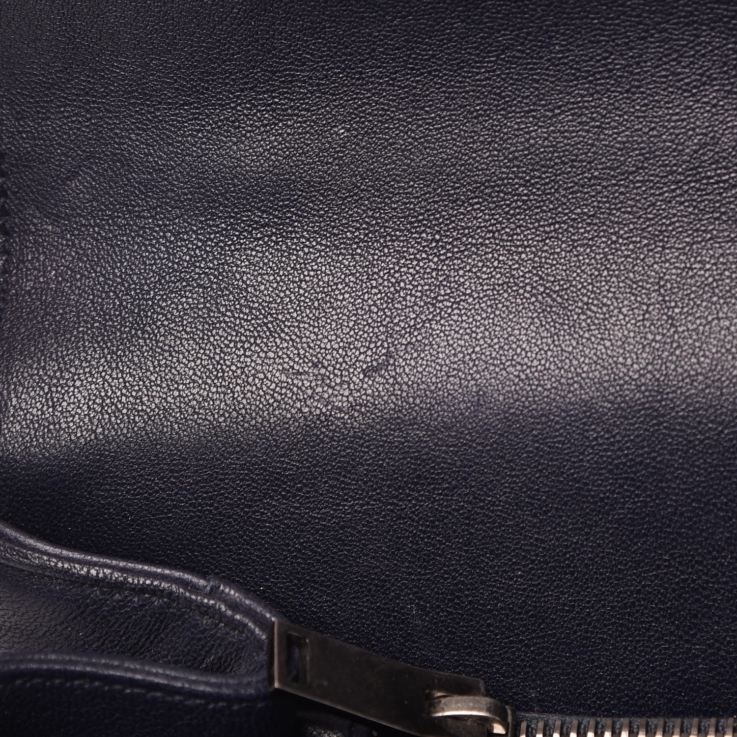 Saint Laurent Sheepskin Matelasse Chevron Monogram Medium College Bag Deep Marine 18 of 27
