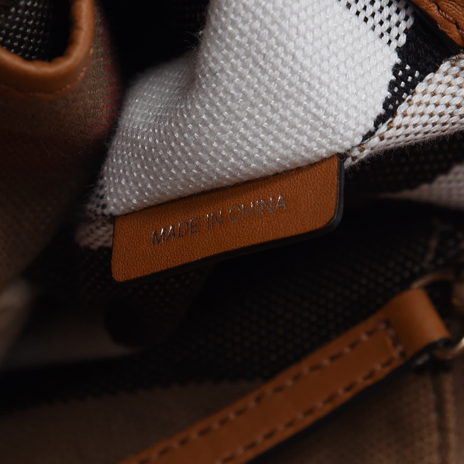 Burberry Grainy Calfskin House Check Small Maidstone Saddle Brown 7 of 10