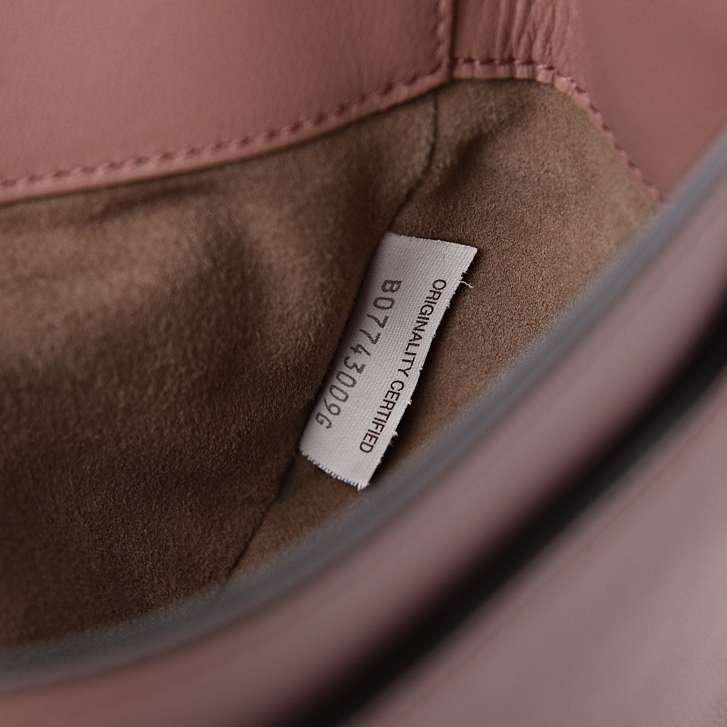 Nappa Intrecciato BV Luna Shoulder Bag Deco Rose