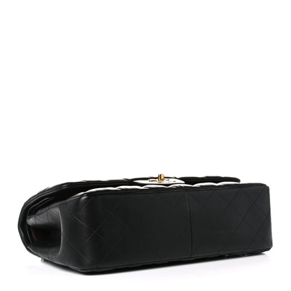 Chanel Lambskin Quilted Jumbo Double Flap Black 4 of 13