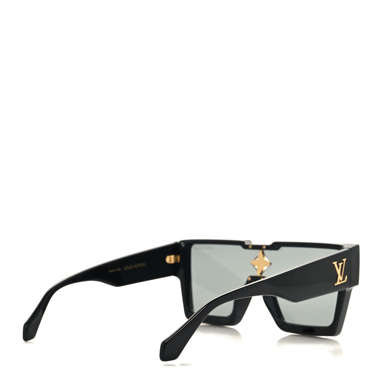 Louis Vuitton Acetate Swarovski Crystal Cyclone Sunglasses Z1578W Black 4 of 9