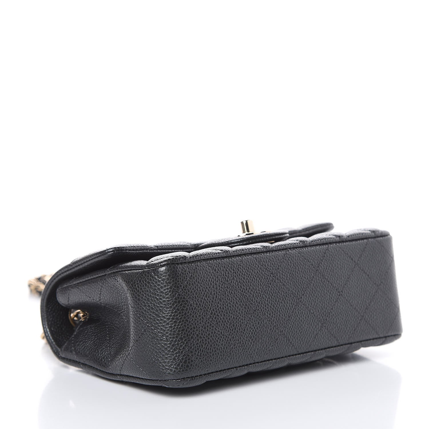 Chanel Caviar Quilted Mini Rectangular Flap Dark Grey 4 of 10