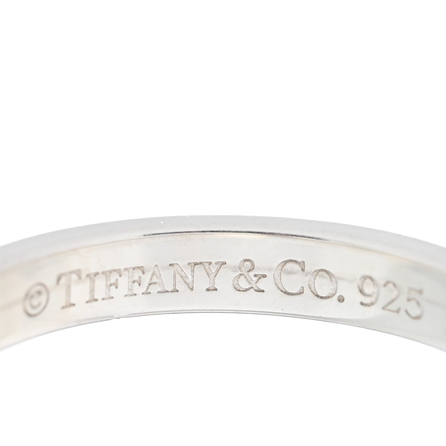 Sterling Silver I Love You Band Ring 52 6