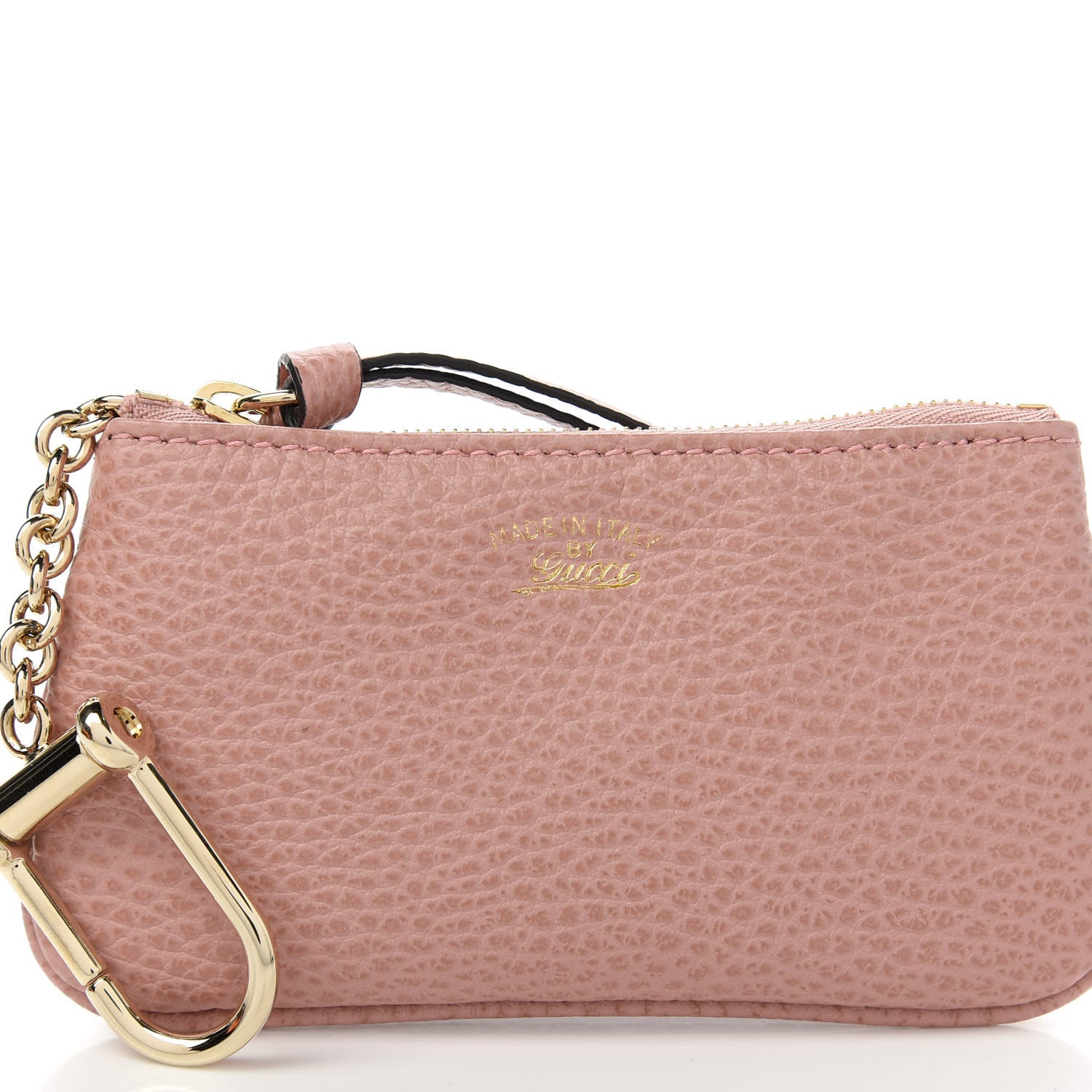 Gucci Dollar Calfskin Swing Key Case Soft Pink 10 of 11