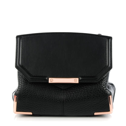 Alexander Wang Calfskin Small Marion Soft Black Rose Gold Hardware 1 of 6