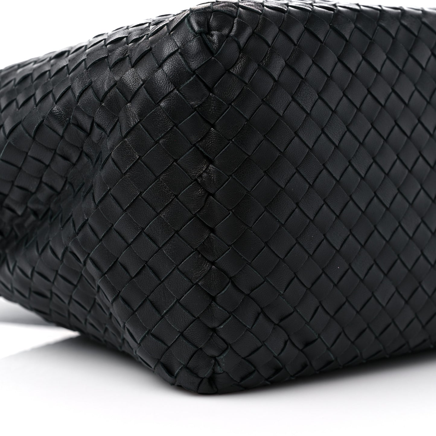 Nappa Intrecciato Brick Tote Black