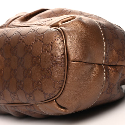 Gucci Metallic Soft Guccissima Medium Sukey Top Handle Bag Bronze 10 of 12