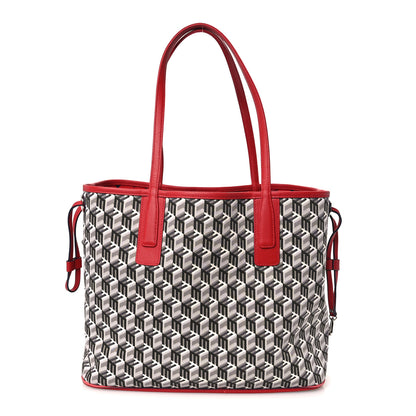 MCM Visetos Medium Liz Reversible Shopper Tote Ruby Red 6 of 19