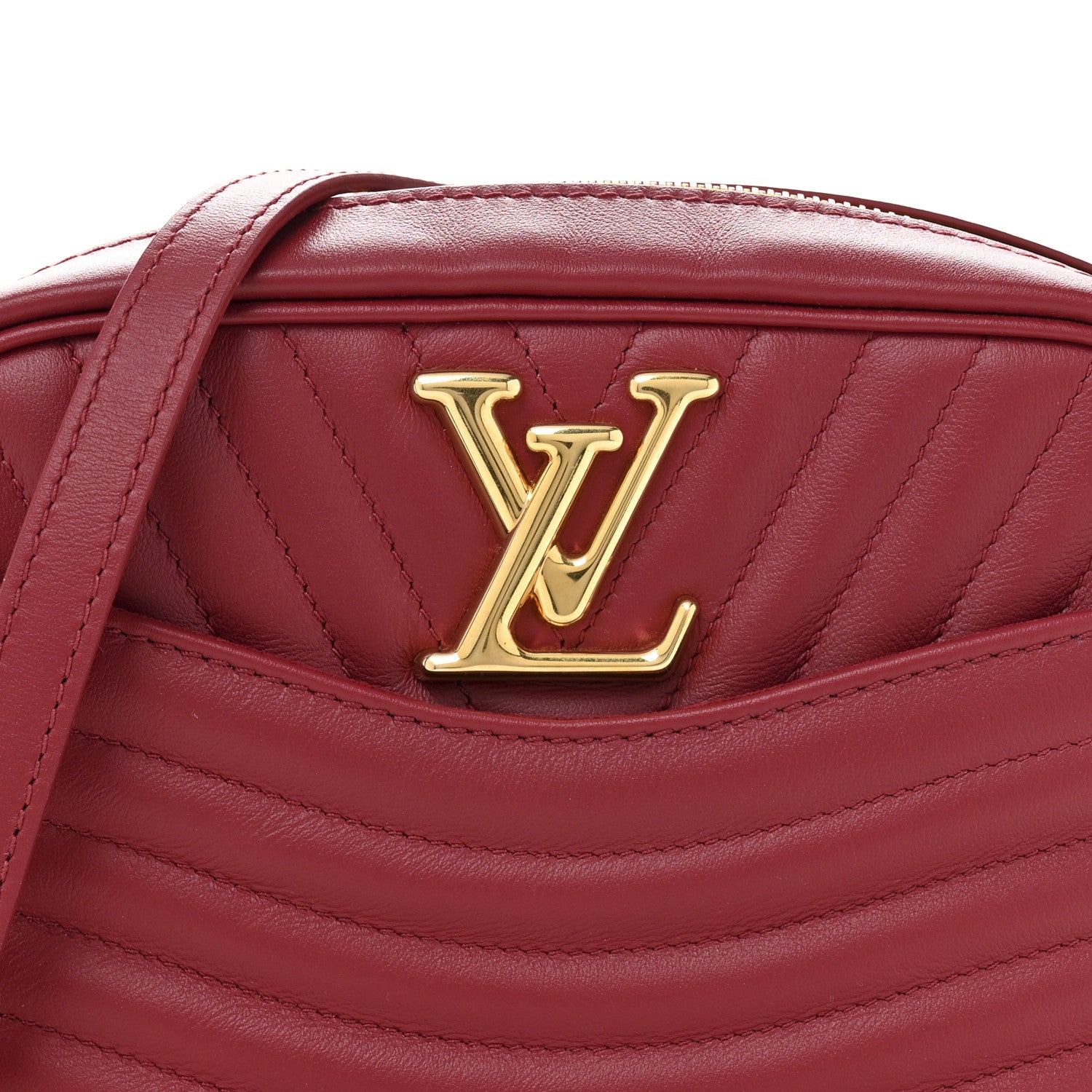 Louis Vuitton Calfskin New Wave Camera Bag Red 8 of 11