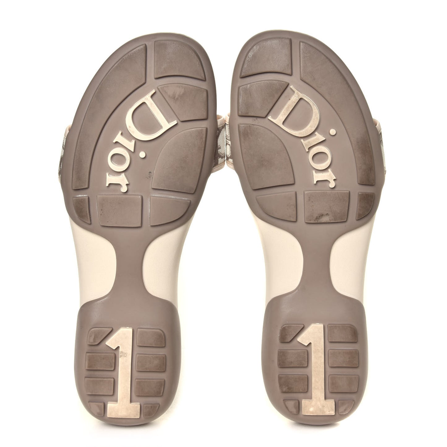 Monogram Vintage Flowers Sandals 37.5 Beige
