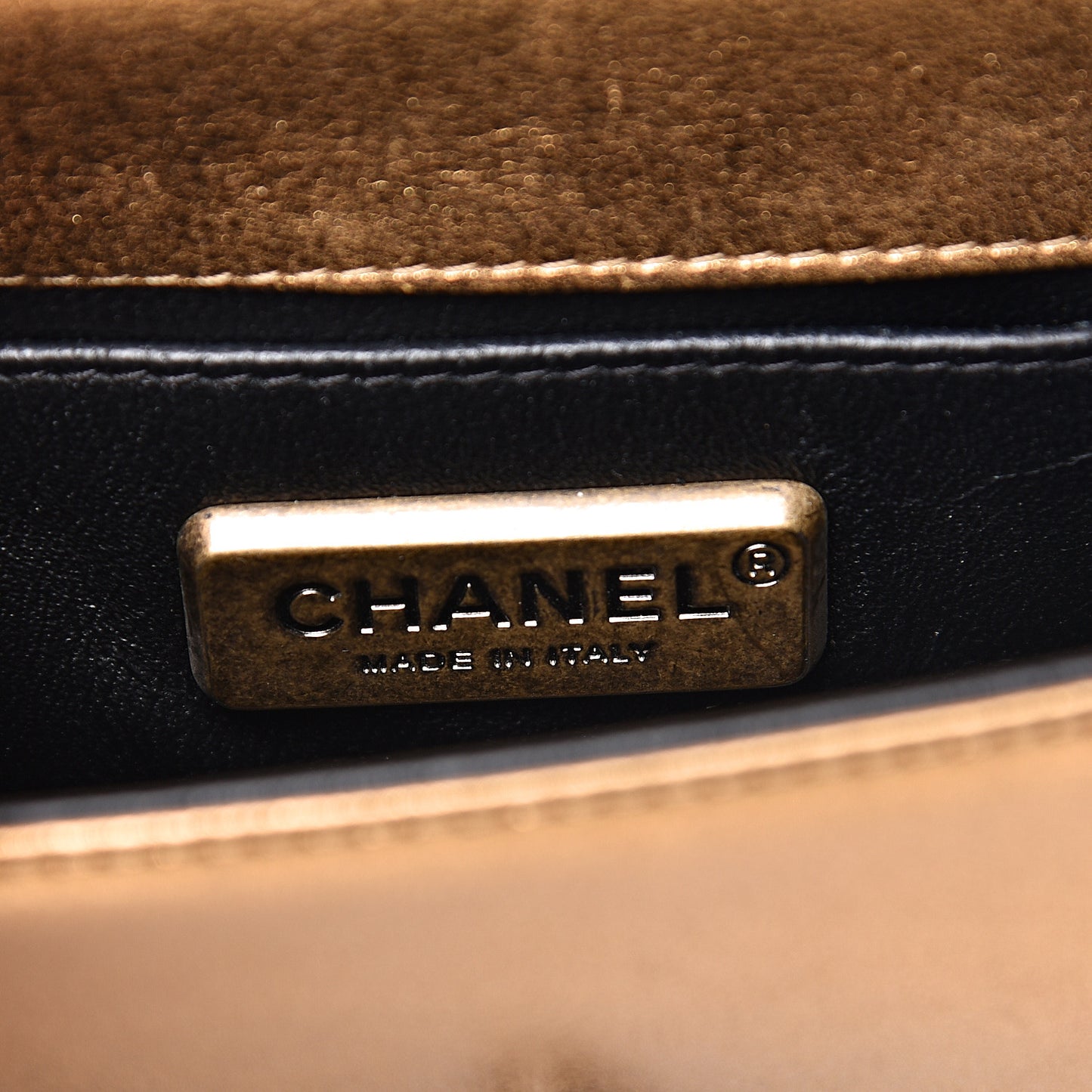 Galuchat Stingray Mini Boy Flap Gold