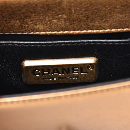 Chanel Galuchat Stingray Mini Boy Flap Gold 5 of 16