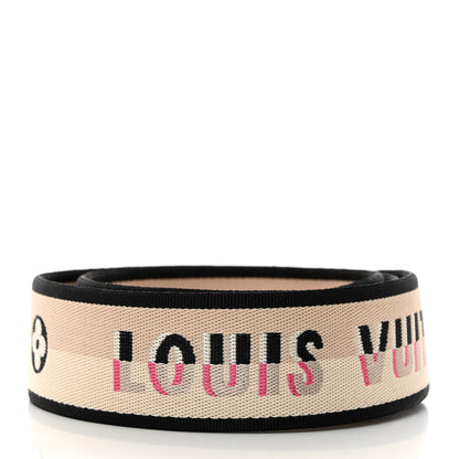 Louis Vuitton Jacquard Speedy Bandouliere 20 Shoulder Strap Black 2 of 4