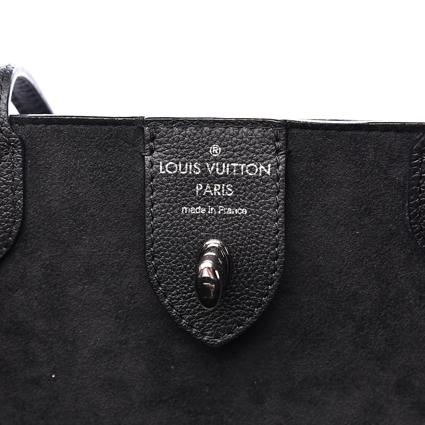 Calfskin Lockme Cabas Black