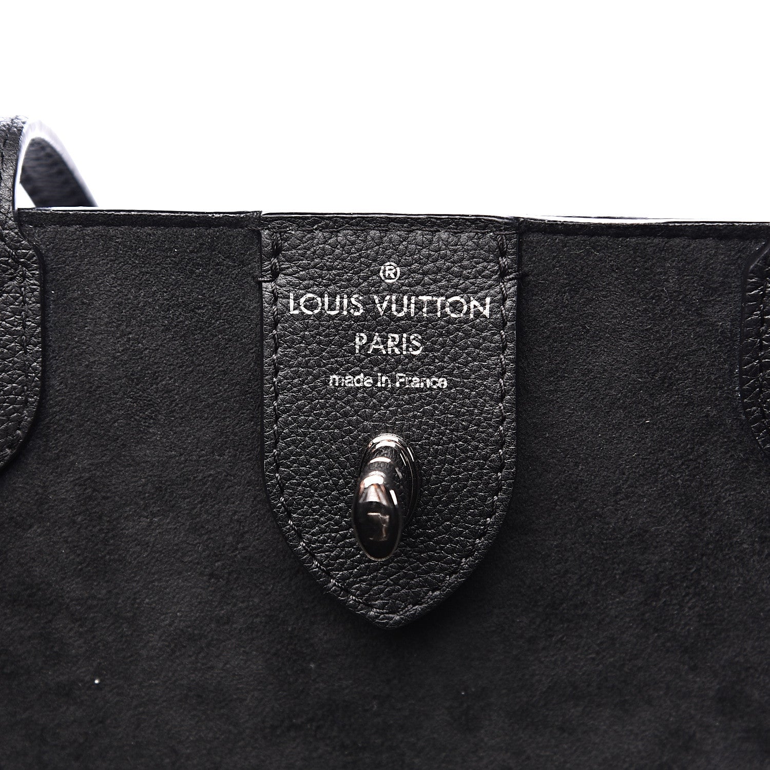 Louis Vuitton Calfskin Lockme Cabas Black 6 of 11