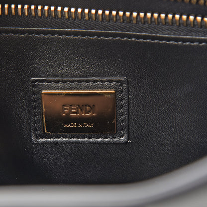 Fendi Vitello Seta Shiny Nappa Medium Peekaboo Iconic Satchel Black 7 of 11