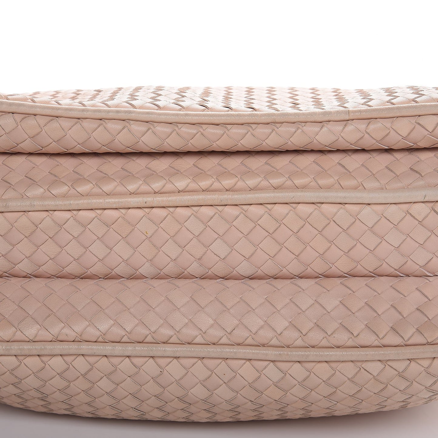 Nappa Intrecciato Duette Shoulder Bag Lotus