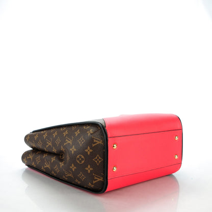 Louis Vuitton Calfskin Monogram Kimono Tote Poppy 4 of 7