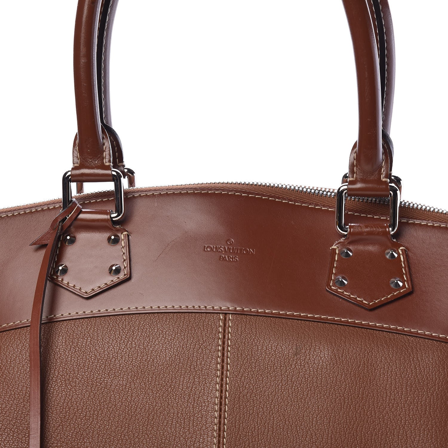 Louis Vuitton Suhali Lockit GM Sienne 13 of 14