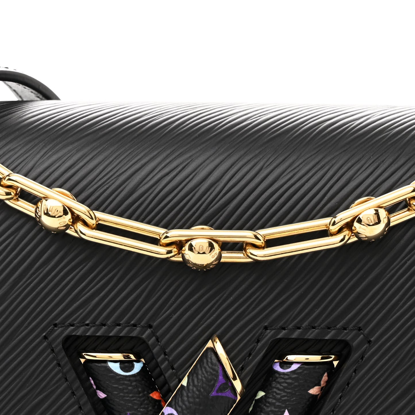 LV X TM Epi Twist MM Slim Shoulder Bag Black