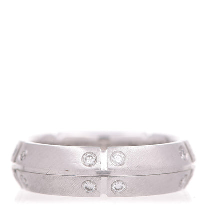 Tiffany 18K White Gold Diamond Streamerica Ring 47 4 1 of 5