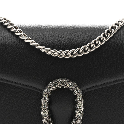 Gucci Calfskin Mini Dionysus Chain Wallet Black 10 of 12