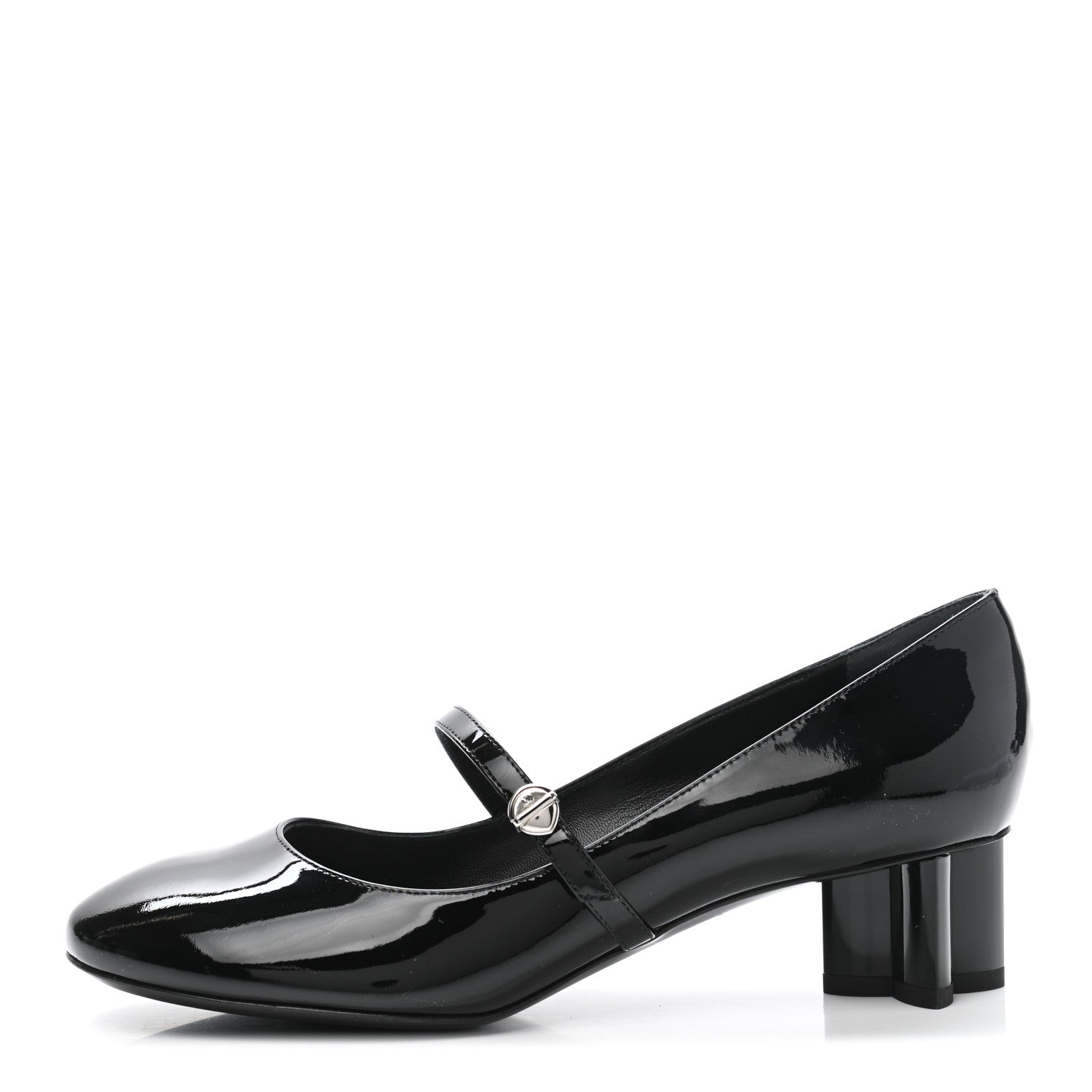 Louis Vuitton Patent Uniformes Silhouette Pumps 37.5 Black 1 of 8