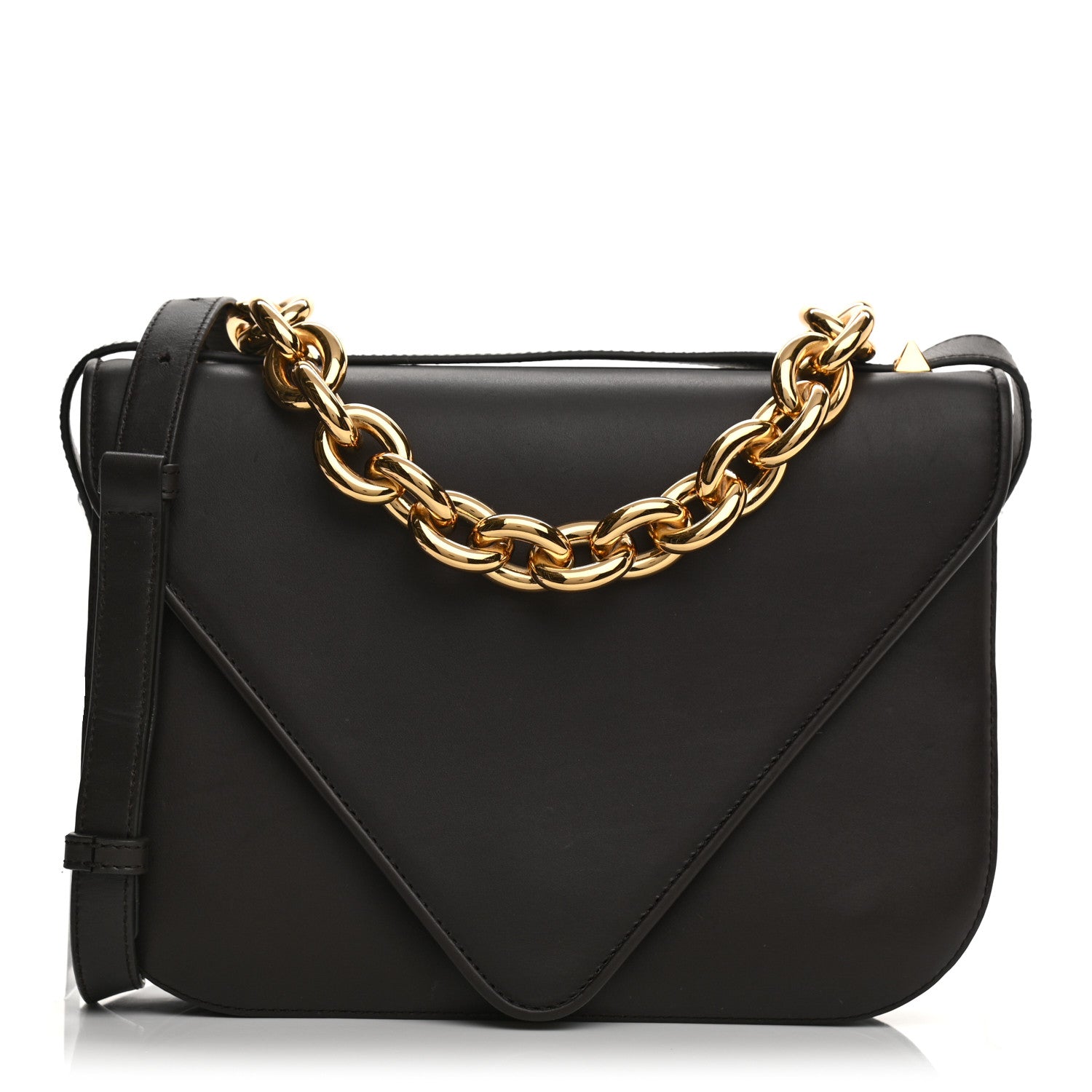 Bottega Veneta Calfskin Mount Envelope Bag Fondant 1 of 8