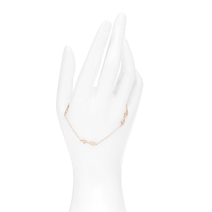 Tiffany 18K Rose Gold Infinity Endless Bracelet 2 of 5