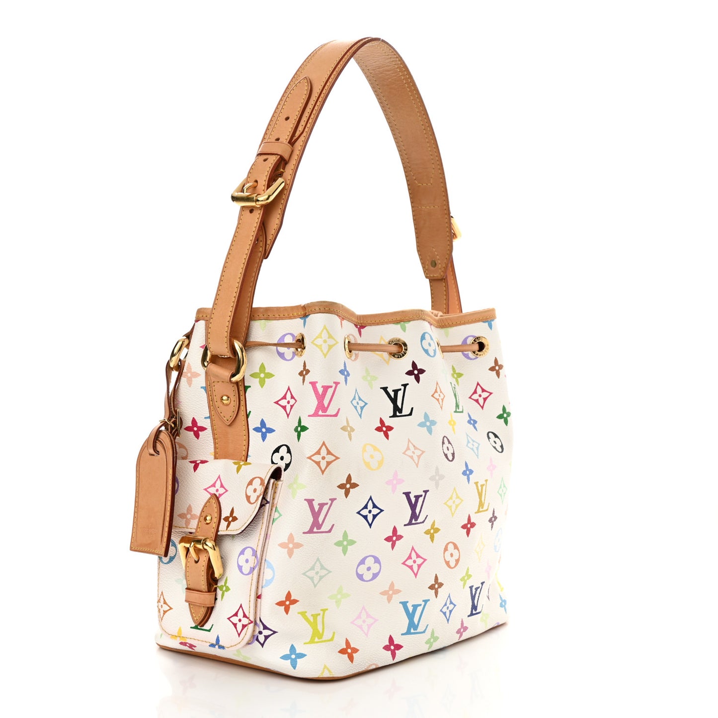 Monogram Multicolor Petit Noe White
