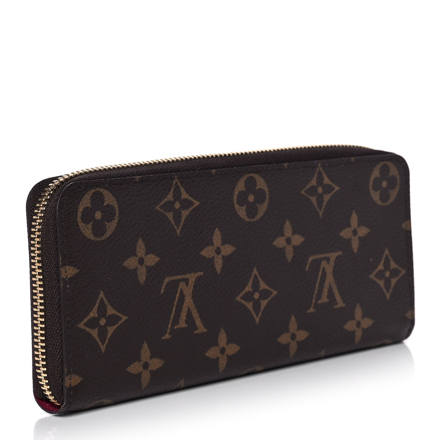 Louis Vuitton Monogram Clemence Wallet Fuchsia 3 of 12