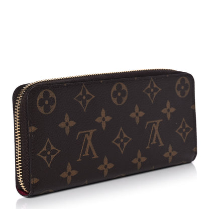 Louis Vuitton Monogram Clemence Wallet Fuchsia 3 of 12
