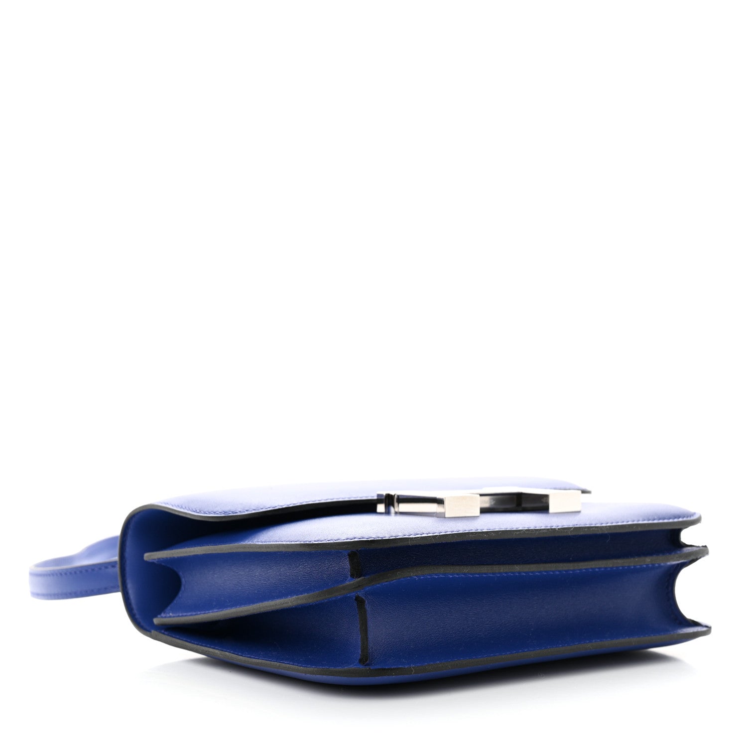 Hermes Tadelakt Constance 18 Bleu Electrique 4 of 11