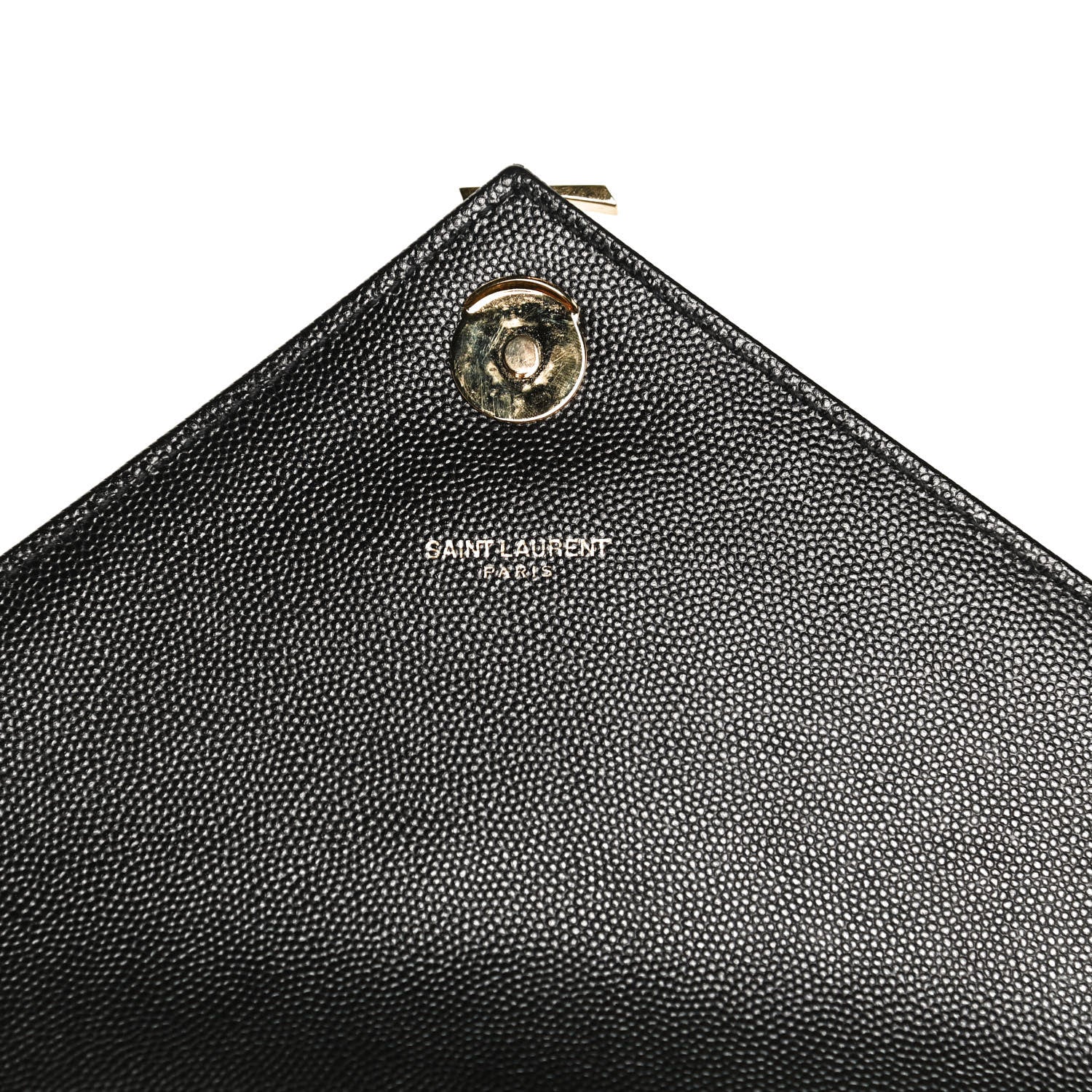 Saint Laurent Grain De Poudre Matelasse Chevron Medium Monogram Satchel Black 6 of 11