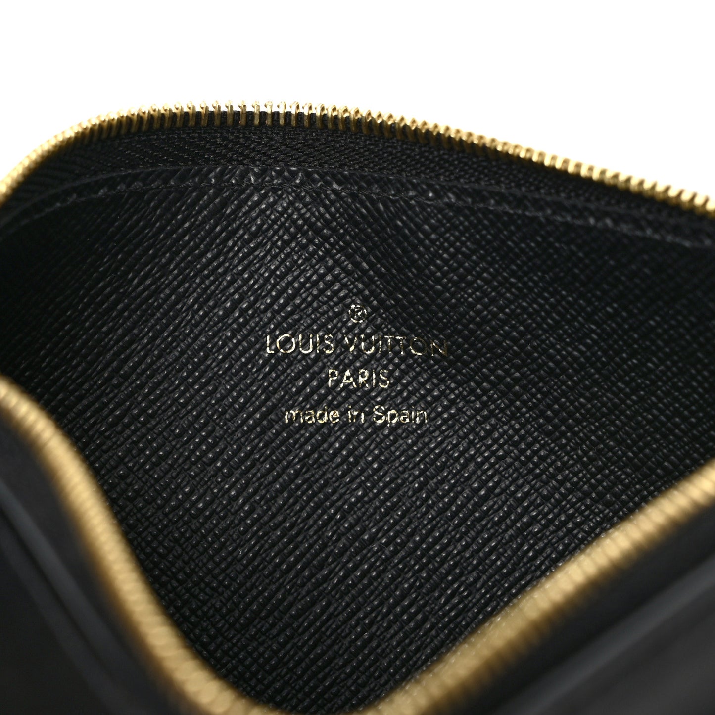 Monogram Slim Purse Black