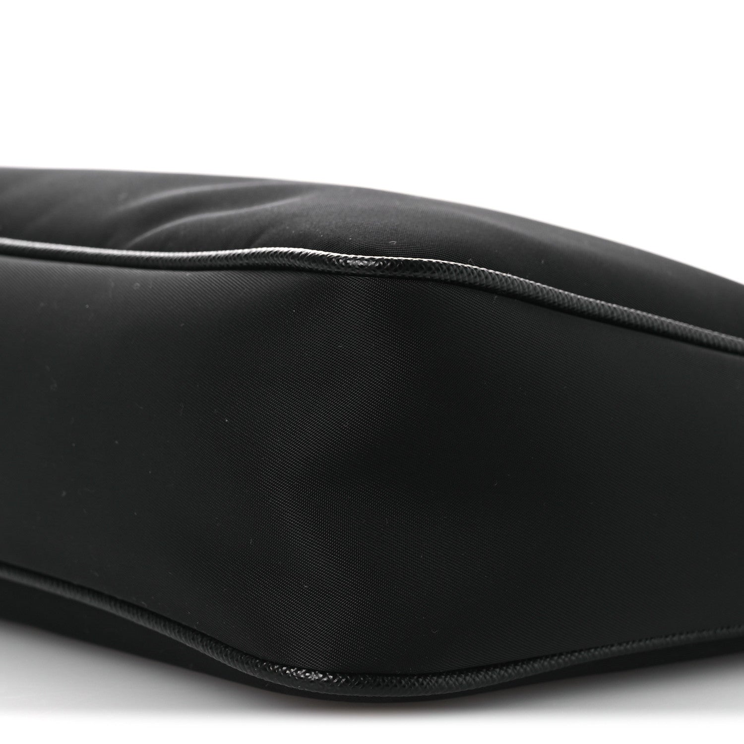 Prada Re-Nylon Saffiano Pocket Zippered Shoulder Bag Black 11 of 11