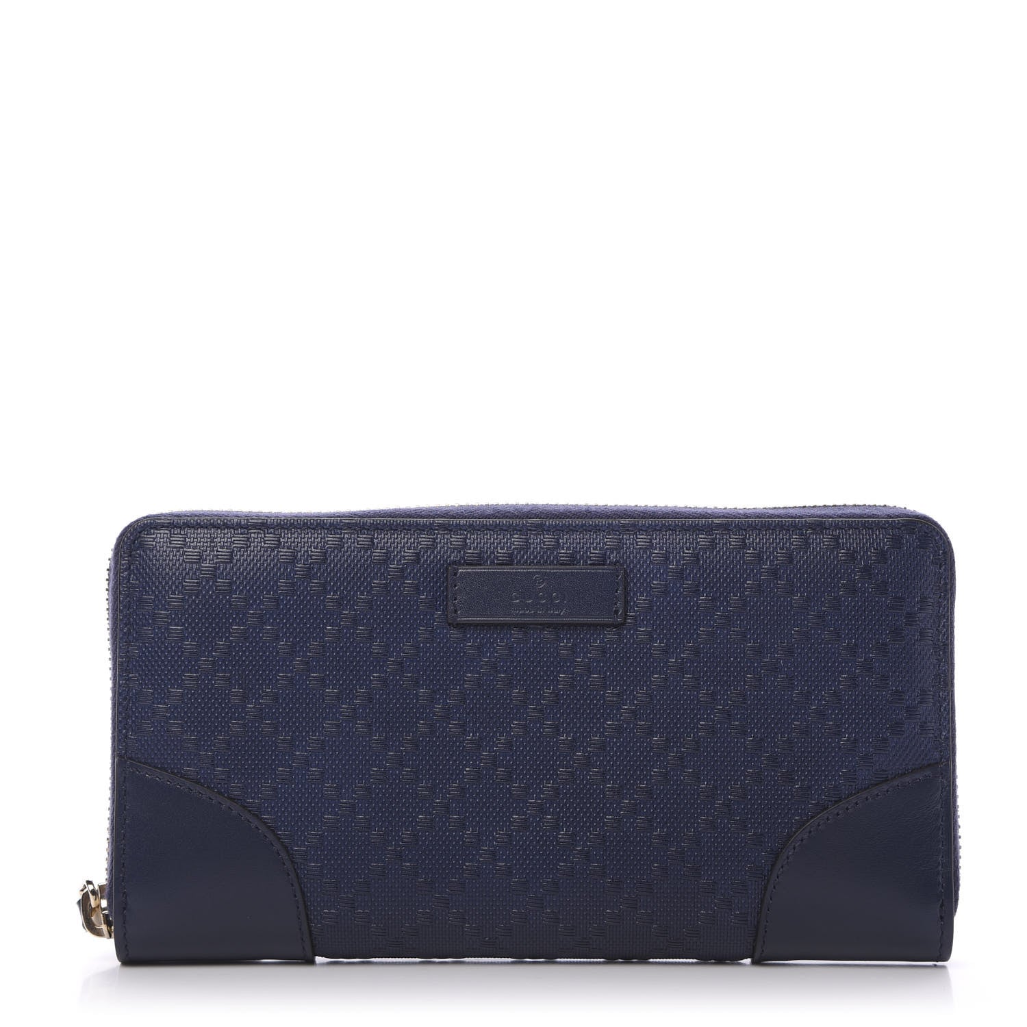 Gucci Hilary Lux Bright Diamante Zip Around Wallet Classic Marine 1 of 7