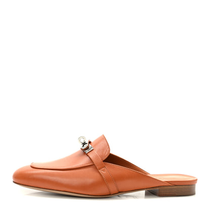 Hermes Heritage Calfskin Oz Mules 40 Natural 1 of 9