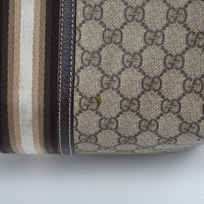 Gucci GG Plus Monogram Web Medium Joy Boston Dark Brown 15 of 17