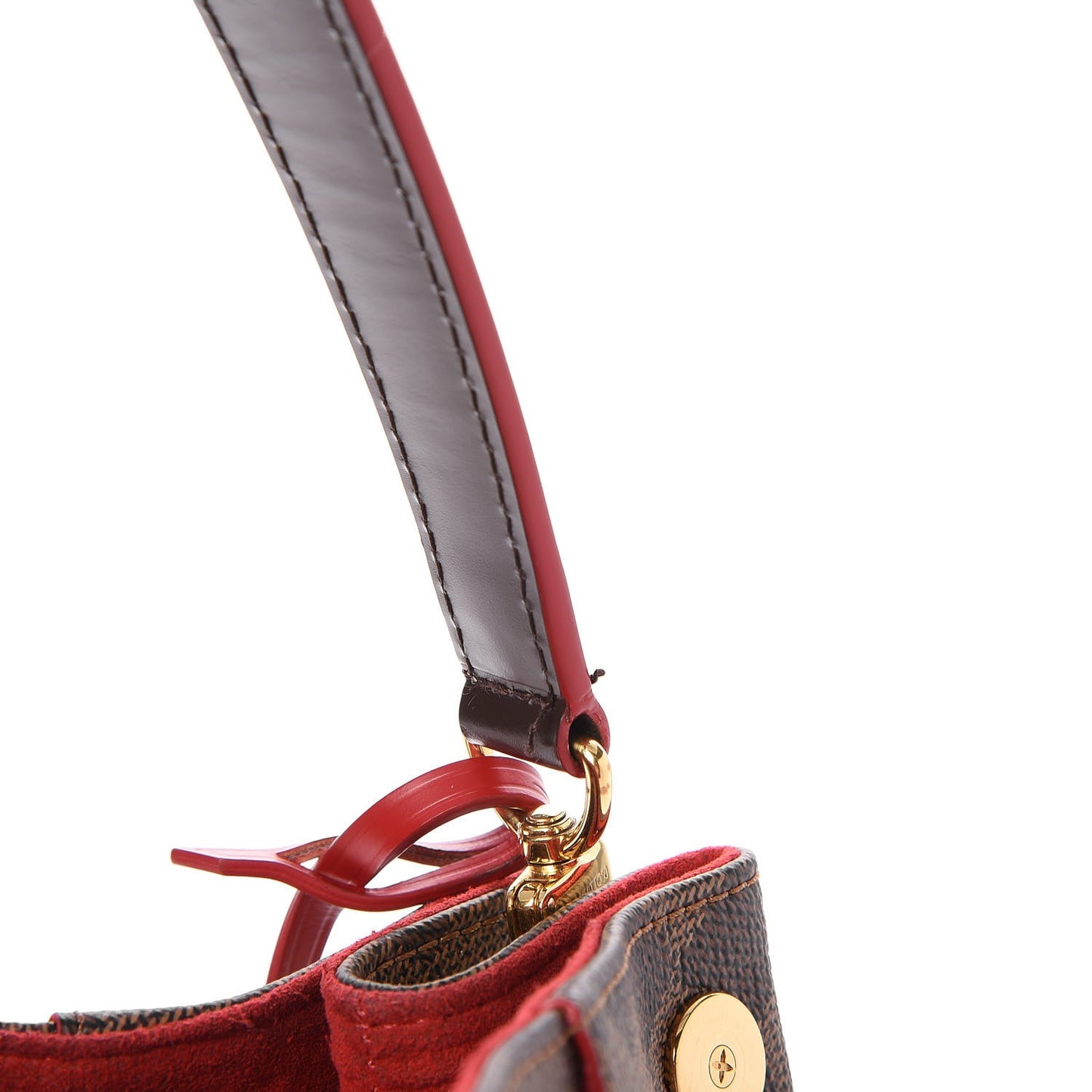 Damier Ebene Caissa Hobo Cherry